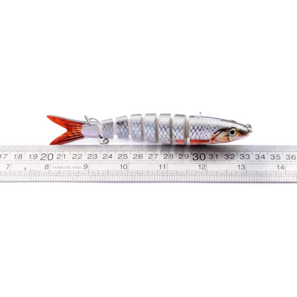 Multi Jointed Fishing Lure Natural Swim Action Pike Bait
