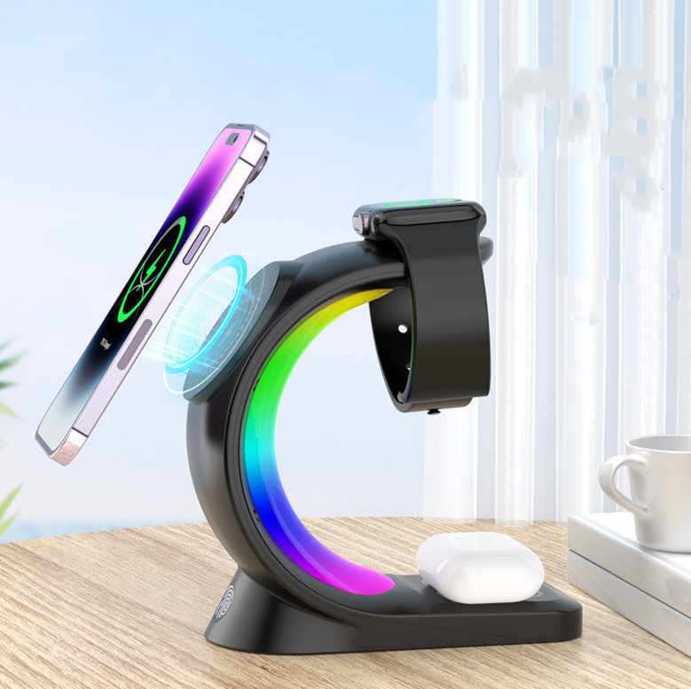 Magnetic Wireless Charger 4-in-1 Device Charging Hub - Image 8