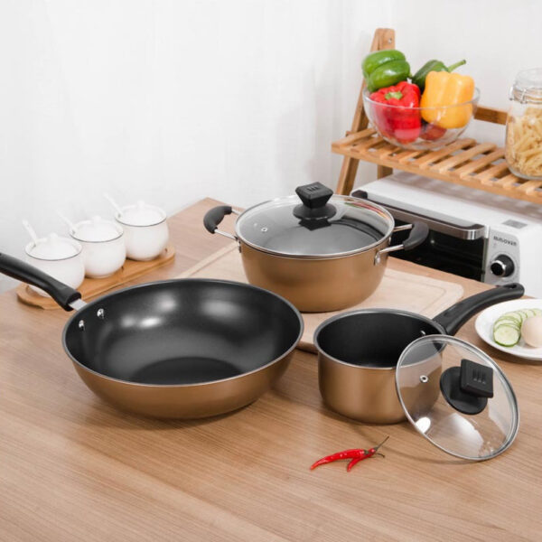 Nonstick Kitchen Cookware Set for Home Cooking