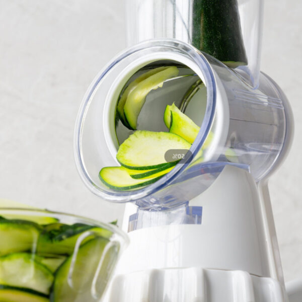 Manual Vegetable Slicer 3-in-1 Rotary Cutter