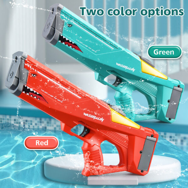 Automatic Electric Shark Water Gun High-Pressure Toy for Kids